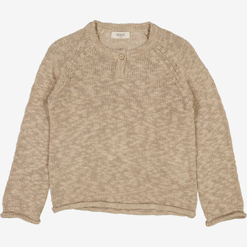 Wheat Main  Strickpullover Kaj Knitted Tops 1096 warm stone