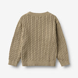Wheat Main Strickpullover L/S Oliver Pullover 0070 gravel