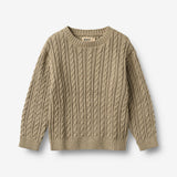 Wheat Main Strickpullover L/S Oliver Pullover 0070 gravel