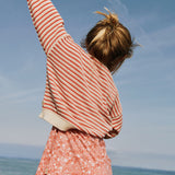 Wheat Main Strickpullover Leise Knitted Tops 2078 red stripe