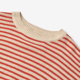 Wheat Main Strickpullover Leise Pullover 2078 red stripe
