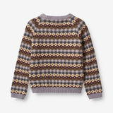 Wheat Main  Strickpullover Mimi Jacquard Knitted Tops 9404 multi lavender