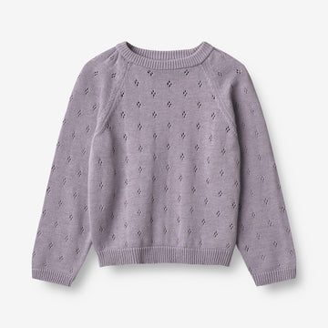 Wheat Main  Strickpullover Mira Knitted Tops 1346 lavender