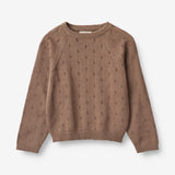 Wheat Strickpullover Mira Knitted Tops 3004 cocoa brown