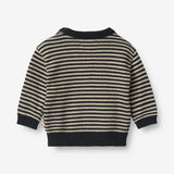 Wheat Main  Strickpullover Morgan | Baby Knitted Tops 1433 navy stripe