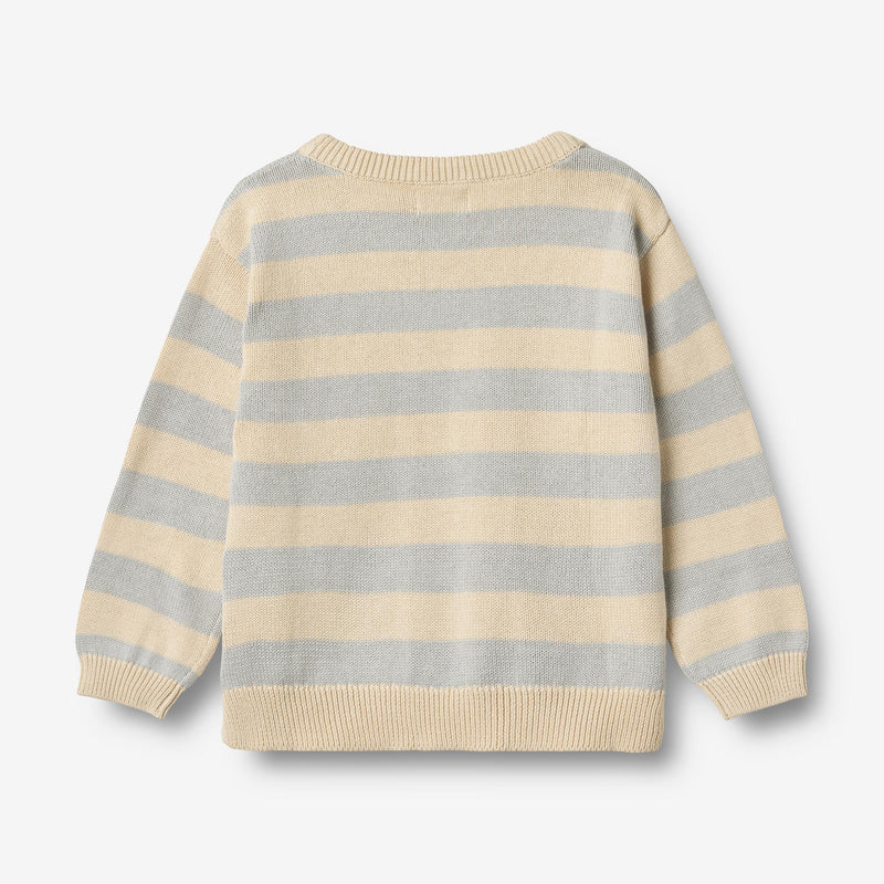 Wheat Main Strickpullover Morgan Pullover 1396 soft blue stripe