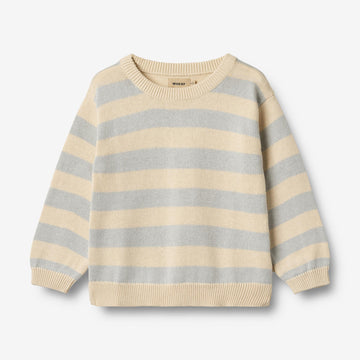 Wheat Main Strickpullover Morgan Pullover 1396 soft blue stripe