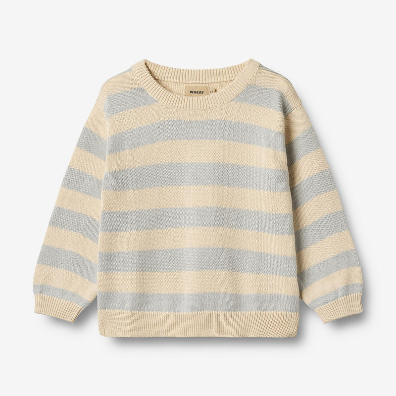 Wheat Main Strickpullover Morgan Pullover 1396 soft blue stripe