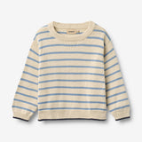 Wheat Main Strickpullover Morgan Pullover 9642 faded denim stripe