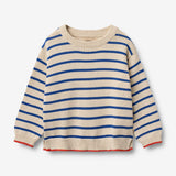 Wheat Main Strickpullover Morgan Pullover 9667 true blue stripe