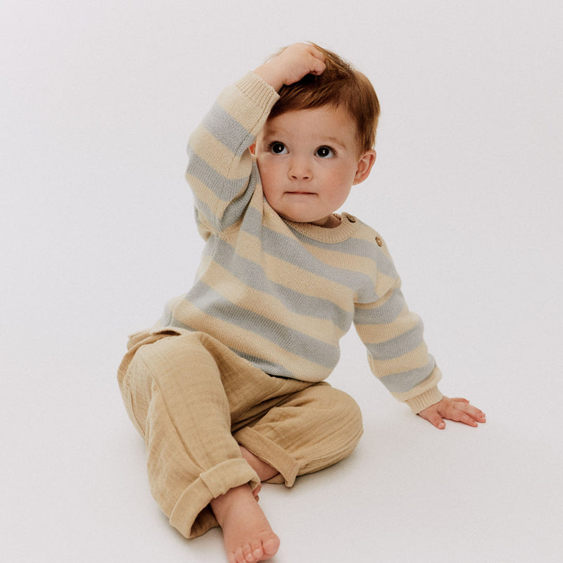 Wheat Main Strickpullover Morgan Pullover 1048 blue stripe