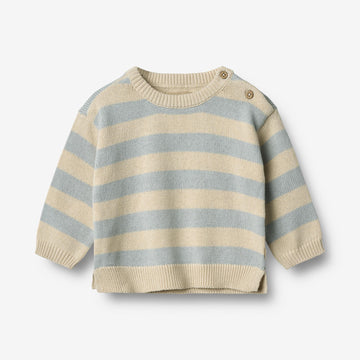 Wheat Main Strickpullover Morgan Pullover 1048 blue stripe
