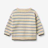 Wheat Main Strickpullover Morgan Pullover 9642 faded denim stripe
