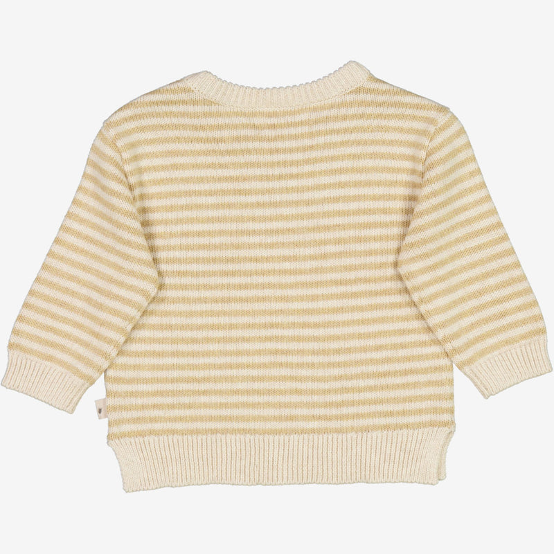 Wheat Main  Strickpullover Morgan | Baby Knitted Tops 9307 seeds stripe