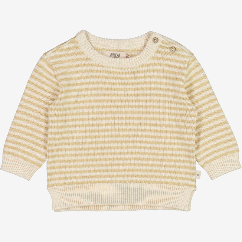 Wheat Main  Strickpullover Morgan | Baby Knitted Tops 9307 seeds stripe