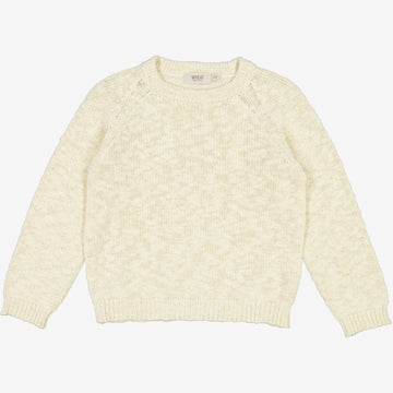 Wheat Main  Strickpullover Quinn Knitted Tops 3129 eggshell 