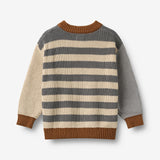 Wheat Main Strickpullover Rasmus Pullover 9596 flint stripe