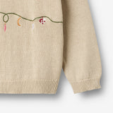 Wheat Main Strickpullover mit Stickerei Lisa Knitted Tops 3191 offwhite