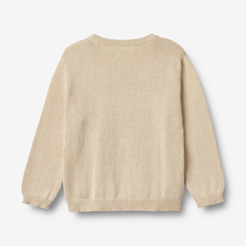 Wheat Main Strickpullover mit Stickerei Lisa Knitted Tops 3191 offwhite