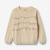 Wheat Main Strickpullover mit Stickerei Lisa Knitted Tops 3191 offwhite