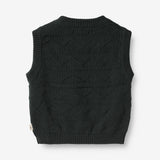 Wheat Main  Strickpullunder Bobby | Baby Knitted Tops 1432 navy