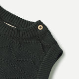 Wheat Main  Strickpullunder Bobby | Baby Knitted Tops 1432 navy