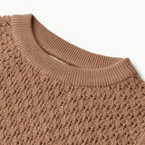 Wheat Main  Strickpullunder Saga Knitted Tops 2121 berry dust