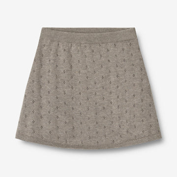 Wheat Main Strickrock Marta Skirts 3229 warm grey melange