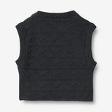 Wheat Main Strickweste Bobby Knitted Tops 1432 navy