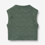 Wheat Main Strickweste Bobby Knitted Tops 9550 duck green