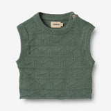 Wheat Main Strickweste Bobby Knitted Tops 9550 duck green