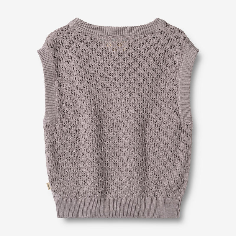 Wheat Main Strickwesten-Saga Knitted Tops 9531 dusty purple