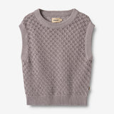 Wheat Main Strickwesten-Saga Knitted Tops 9531 dusty purple