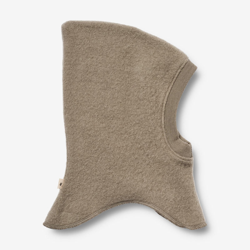 Wheat Wool  Sturmhaube aus gefilzter Merinowolle | Baby Acc 0099 grey stone