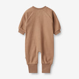 Wheat Main  Sweat-Strampler Lou | Baby Jumpsuits 2121 berry dust