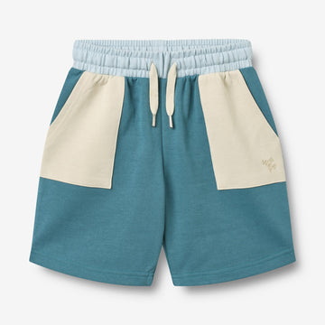 Wheat Main Sweatshorts Elmo Shorts 9636 blue teal multi
