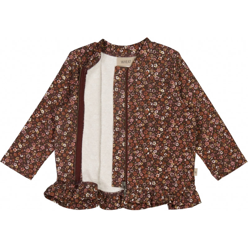 Wheat Main Sweatjacke Alicia Jackets 2753 maroon flowers