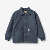 Wheat Main Sweatjacke L/S Carmine Sweatshirt 1292 greyblue
