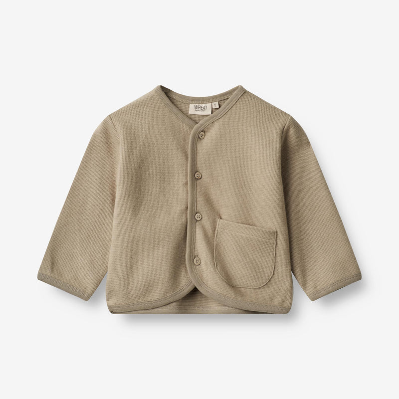 Wheat Main  Sweatjacke Toto | Baby Sweatshirts 3239 beige stone