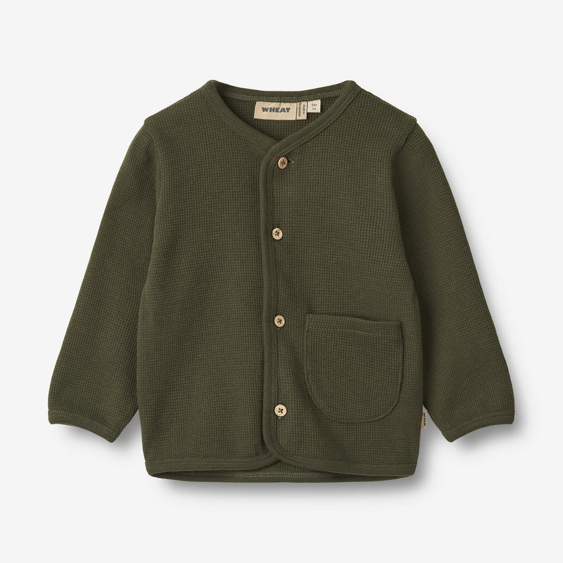 Wheat Main Sweatjacke Toto | Baby Sweatshirts 1170 pine needle