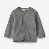 Wheat Main Sweatjacke Toto | Baby Sweatshirts 1201 stormy blue