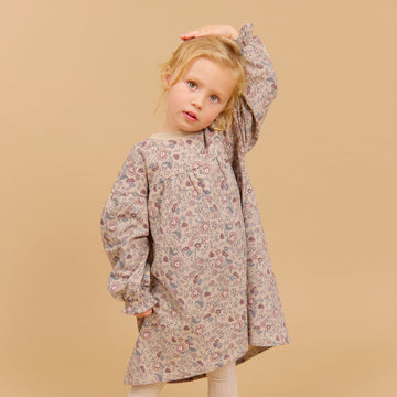 Wheat Main Sweatkleid L/S Lilja Dress 9904 soft sand flowers