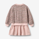 Wheat Main Sweatkleid L/S Maggie Dress 9899 rose brown flowers