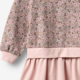 Wheat Main Sweatkleid L/S Maggie Dress 9899 rose brown flowers