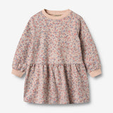 Wheat Main Sweatkleid L/S Zenia Dress 2036 rose dust flowers
