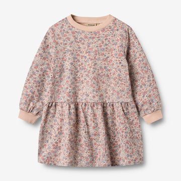 Wheat Main Sweatkleid L/S Zenia Dress 2036 rose dust flowers