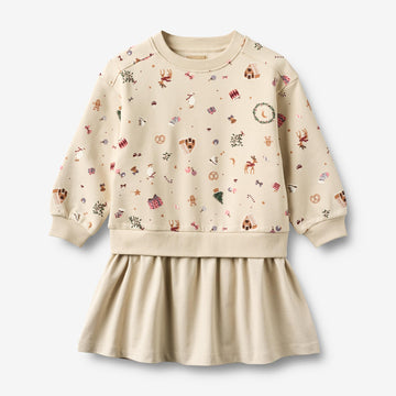 Wheat Main Sweatkleid Maggie Dress 1121 offwhite holiday
