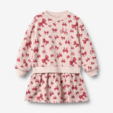 Wheat Main Sweatkleid Maggie Dress 9749 almond peach bows