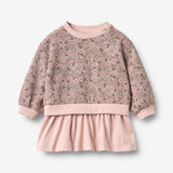 Wheat Main Sweatkleid Maggie Dress 9899 rose brown flowers