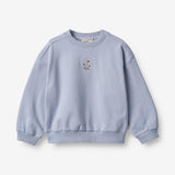 Wheat Main  Sweatshirt Eliza mit Stick Sweatshirts 1497 ice purple